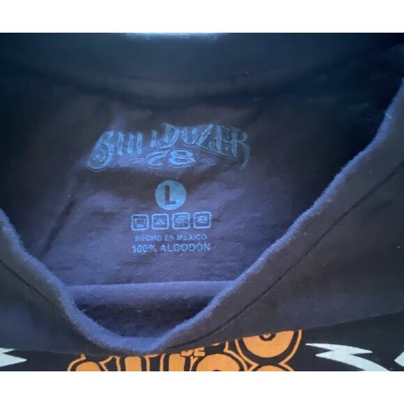 Rayo Jalisco Lucha Libre Mexican Wrestler Black Tee 42"Chest Shirt Size L, 27"L - Picture 5 of 5